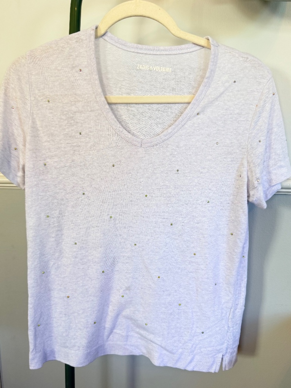 Zadig & Voltaire Paper thin V neck